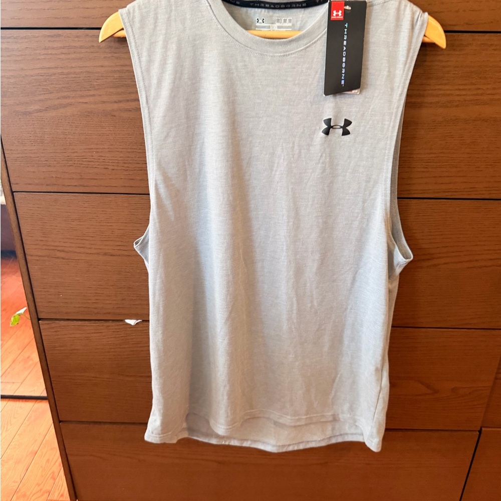 Under Armour Threadborne Gray Tank Top